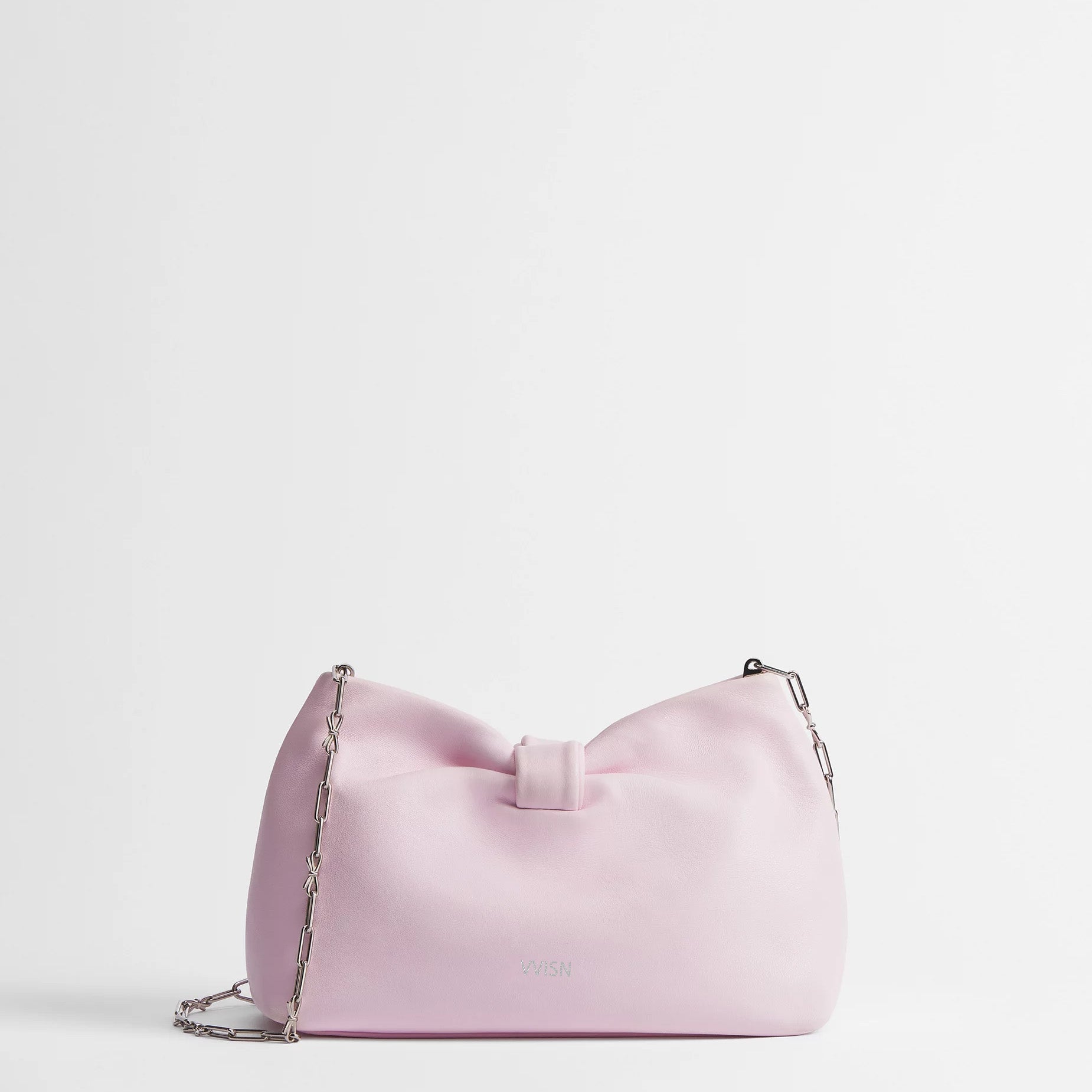 Small Supple Lambskin Bow Shoulder Bag - VVISN