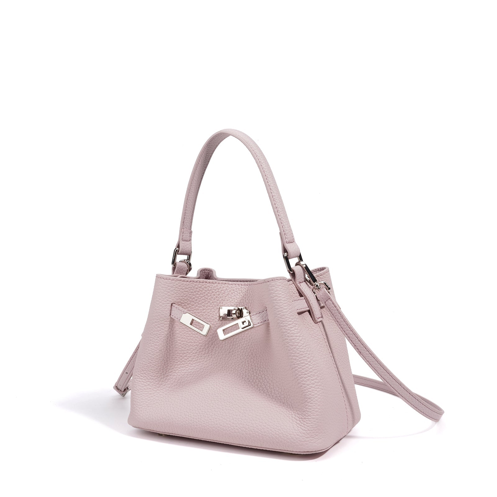 Structured Full Grain Leather Handbag - VVISN