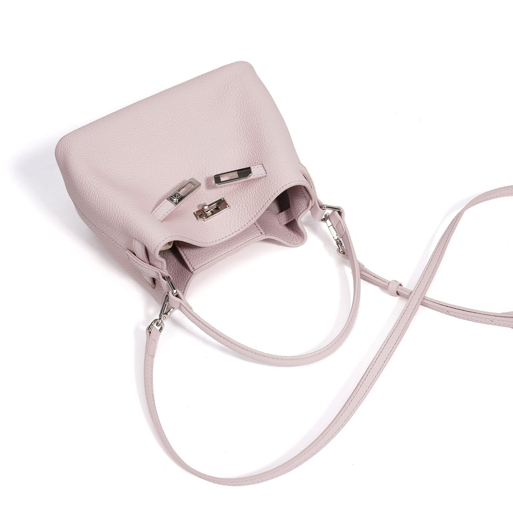 Structured Full Grain Leather Handbag - VVISN