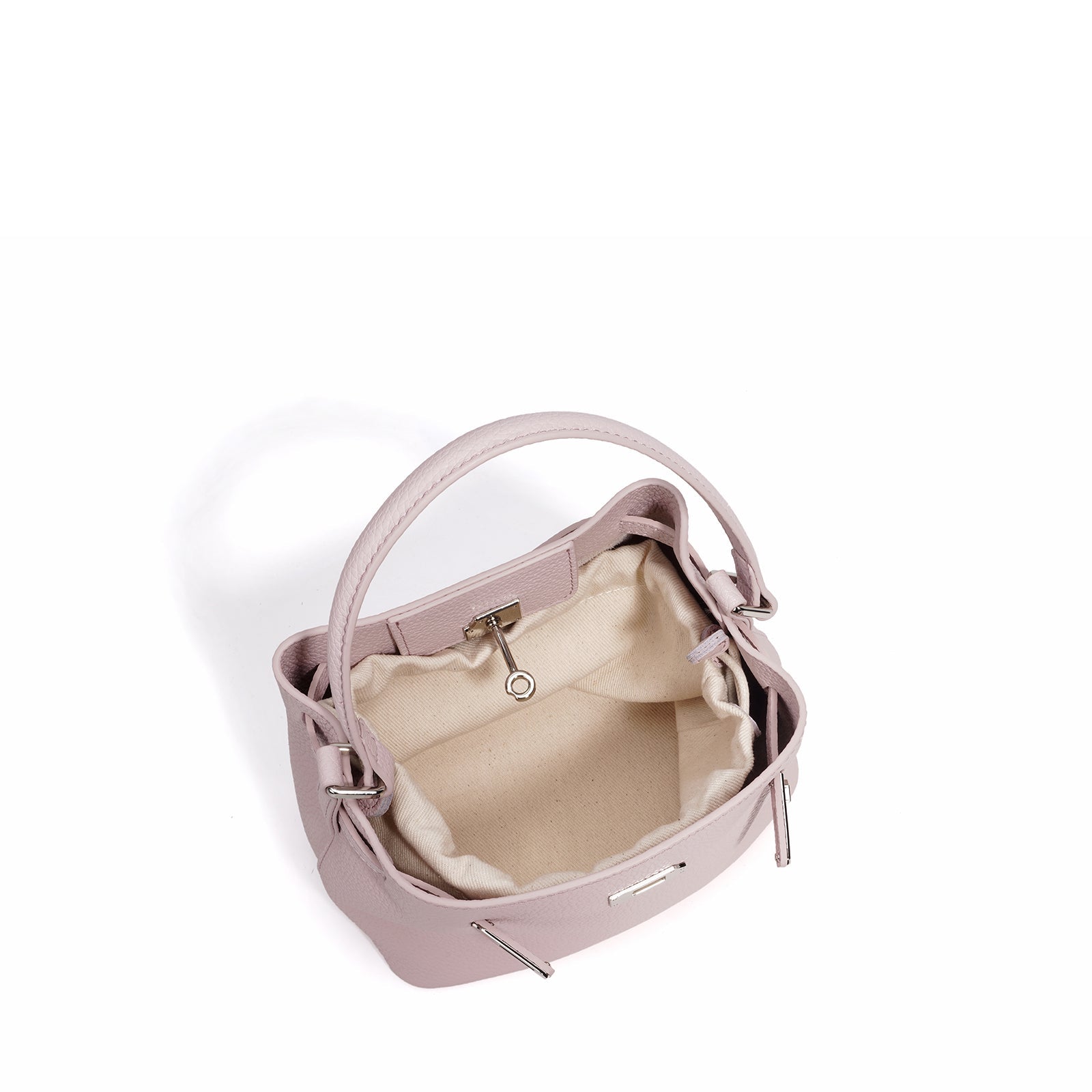 Structured Full Grain Leather Handbag - VVISN