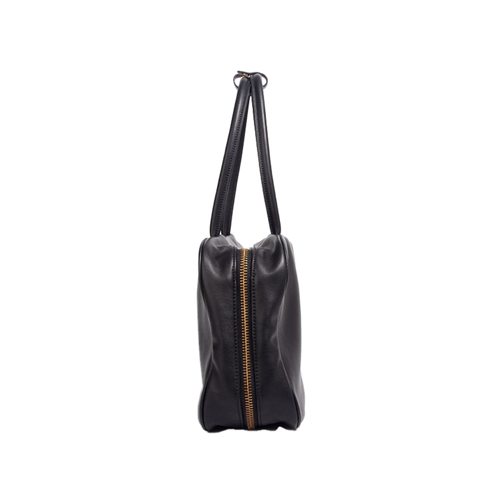 Suede Splicing Leather Boston Satchel - VVISN