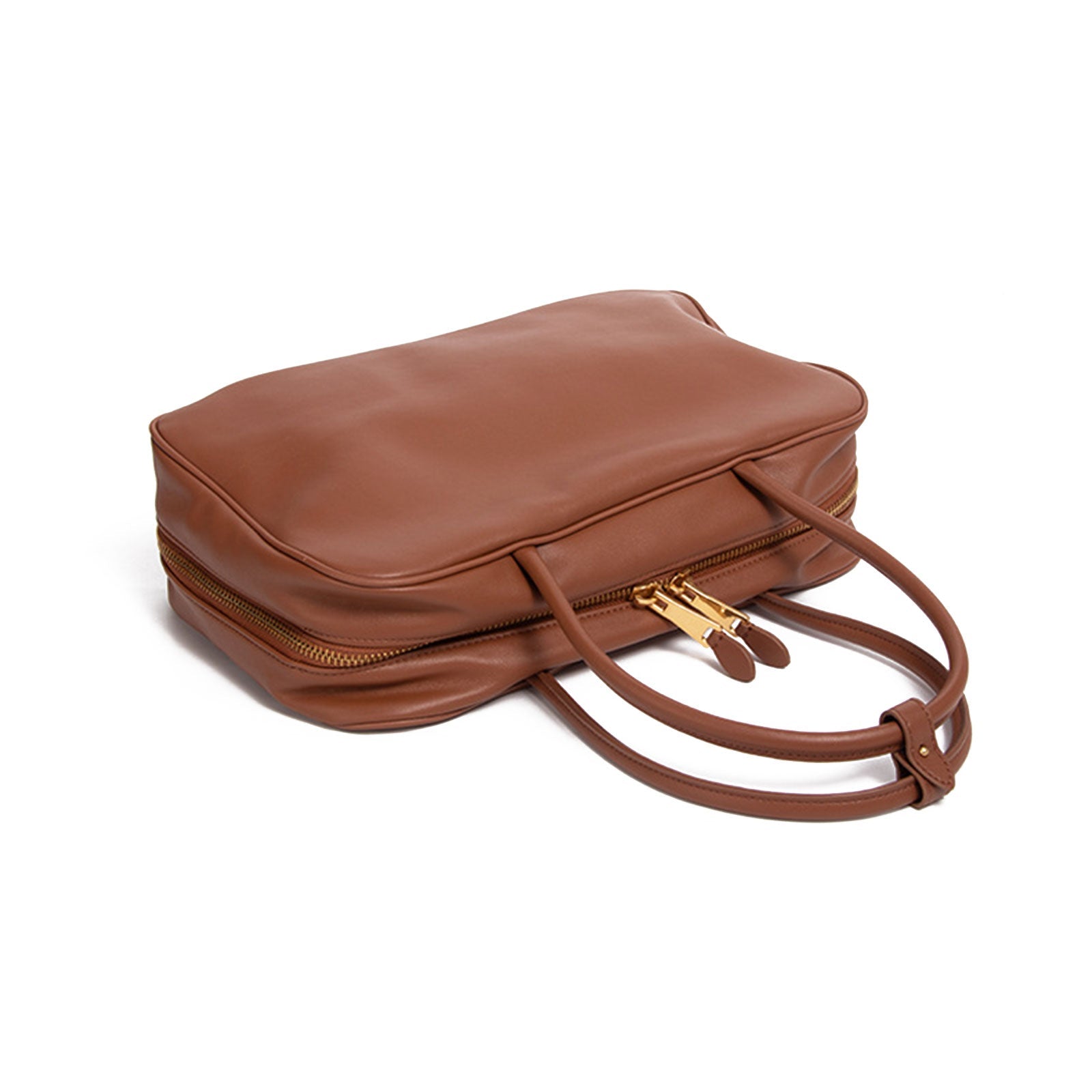 Suede Splicing Leather Boston Satchel - VVISN
