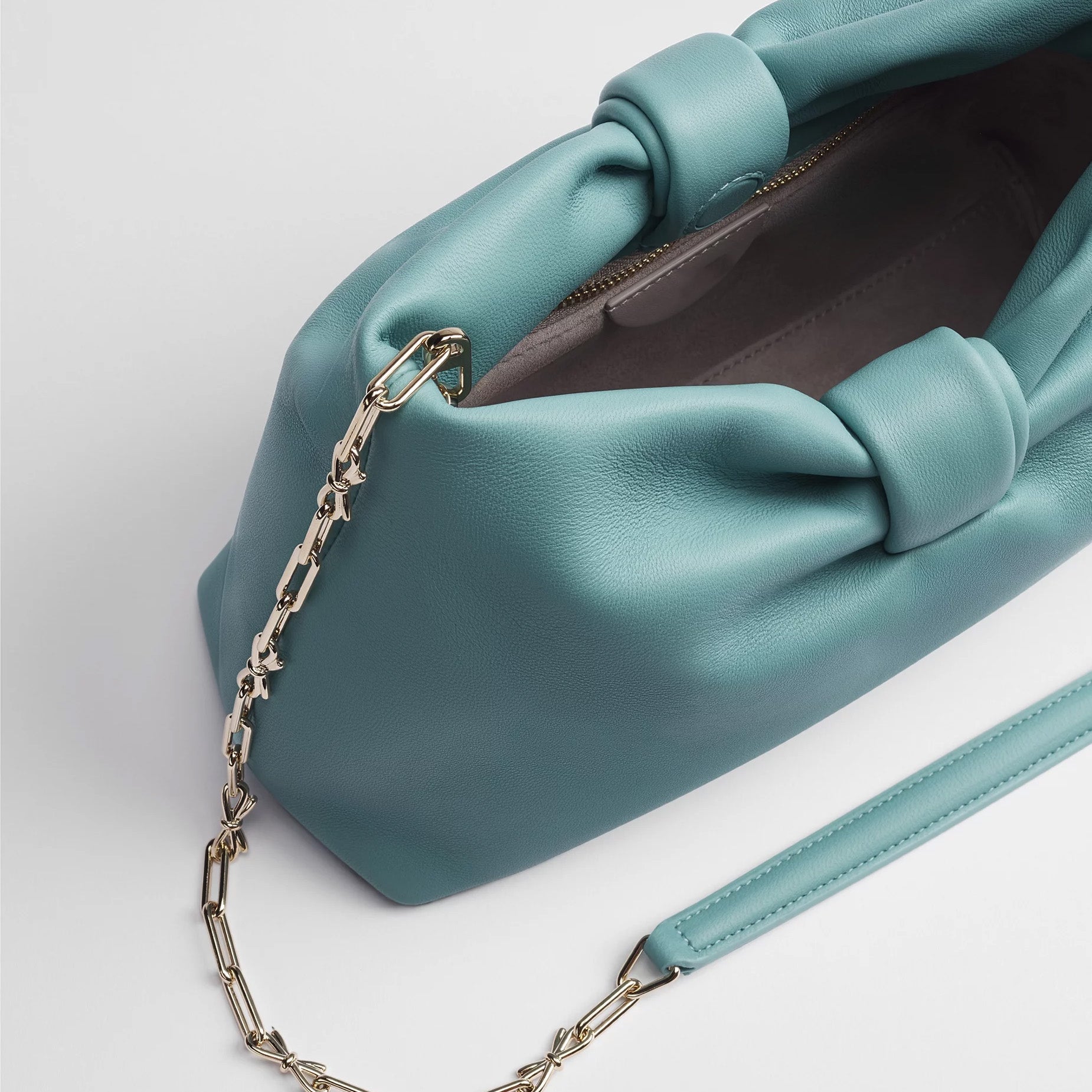 Supple Lambskin Bow - Shaped Shoulder Bag - VVISN