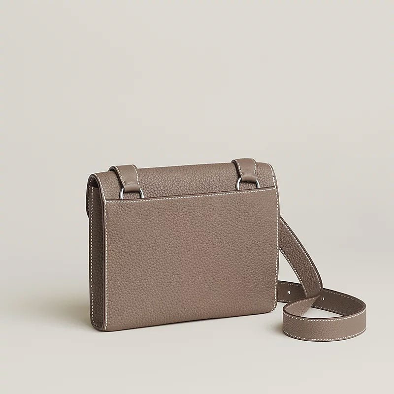Togo Calfskin Crossbody Bag Etoupe - VVISN