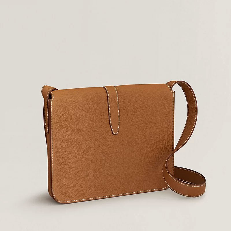 Togo Calfskin Leather Messenger Bag - VVISN
