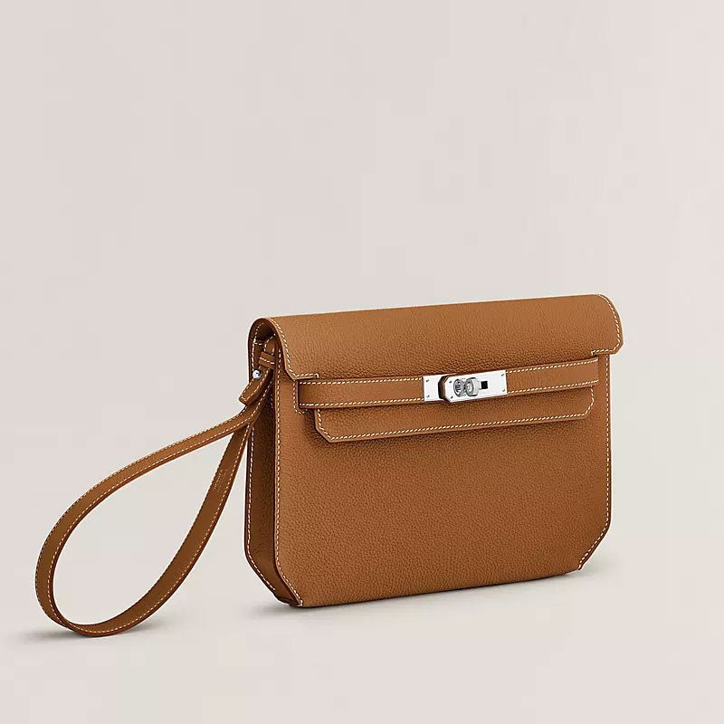 Togo Calfskin Pouch with Palladium - VVISN