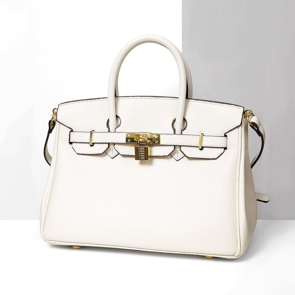 Top Grain Cowhide Boston Handbag - VVISN