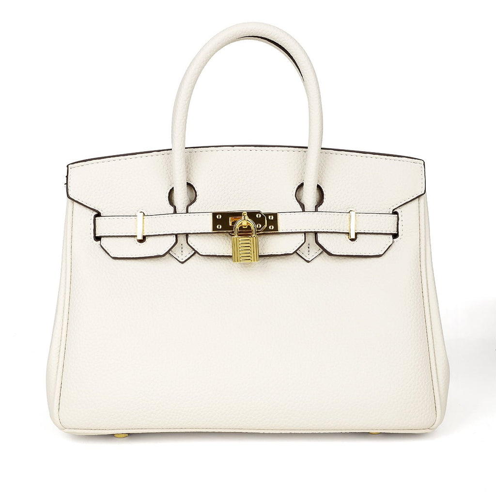 Top Grain Cowhide Boston Handbag - VVISN