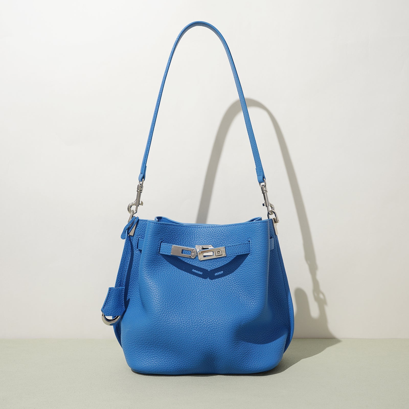 Top Grain Cowhide Curved Satchel Bag - VVISN