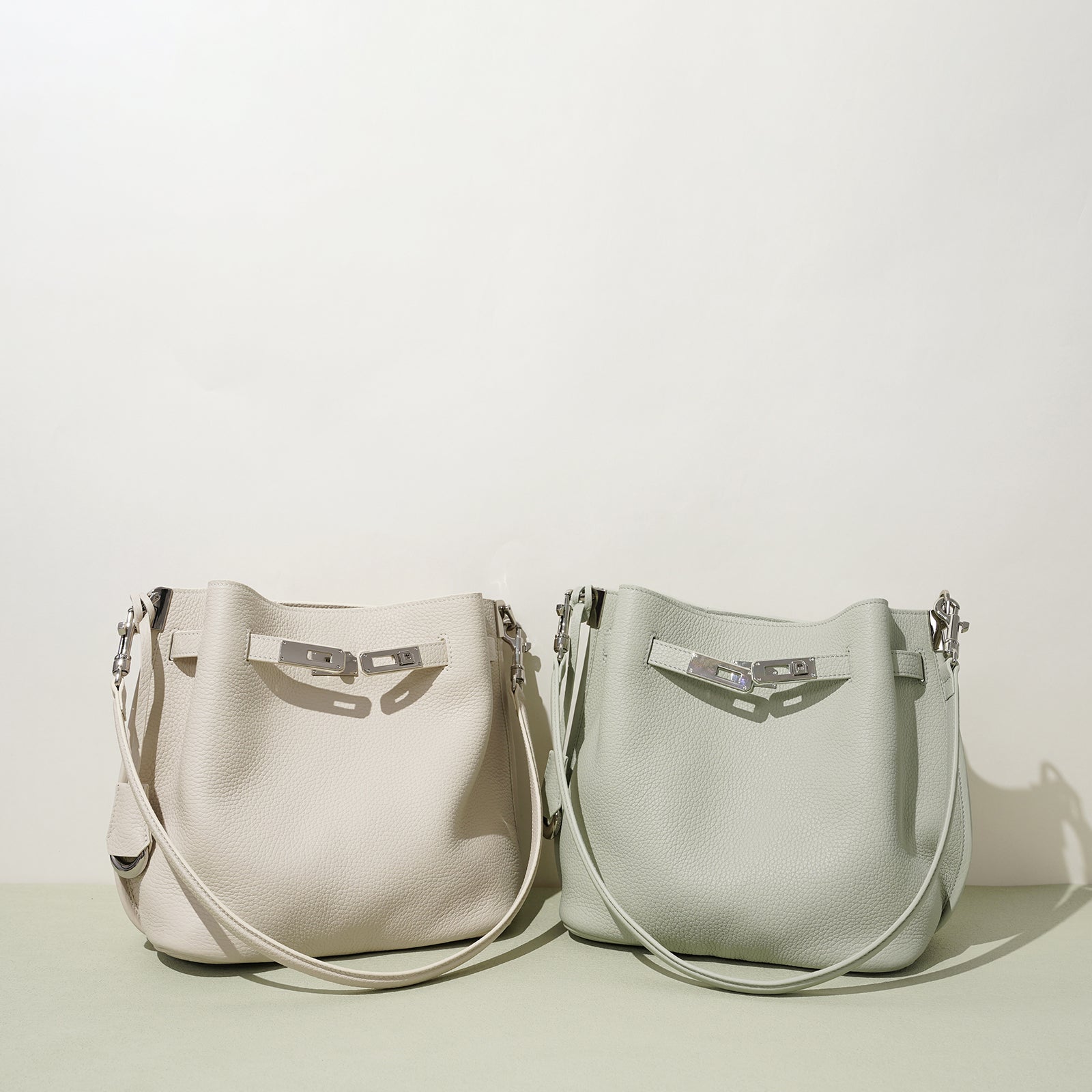 Top Grain Cowhide Curved Satchel Bag - VVISN