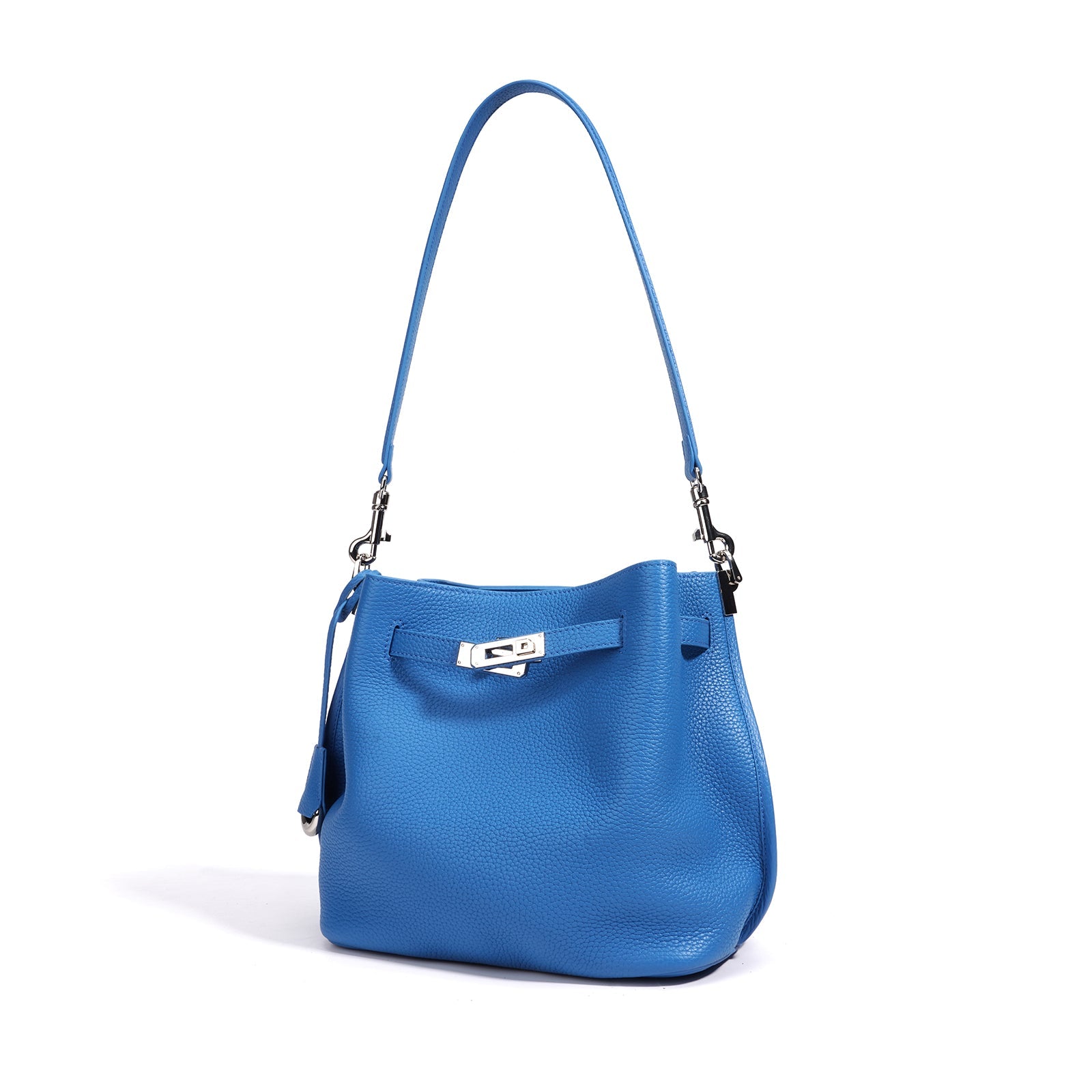 Top Grain Cowhide Curved Satchel Bag - VVISN