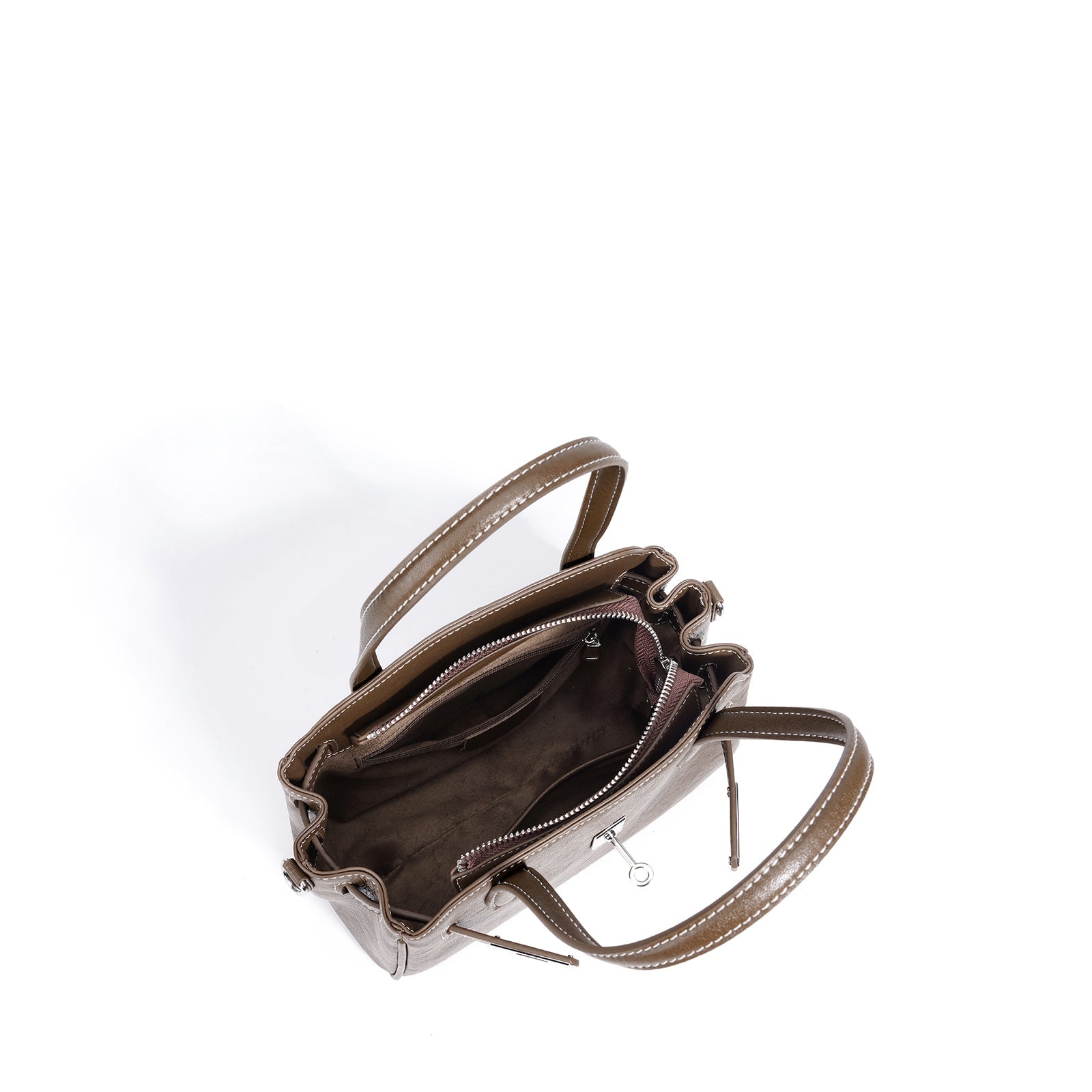 Top Grain Cowhide Flannel - Lined Bag - VVISN