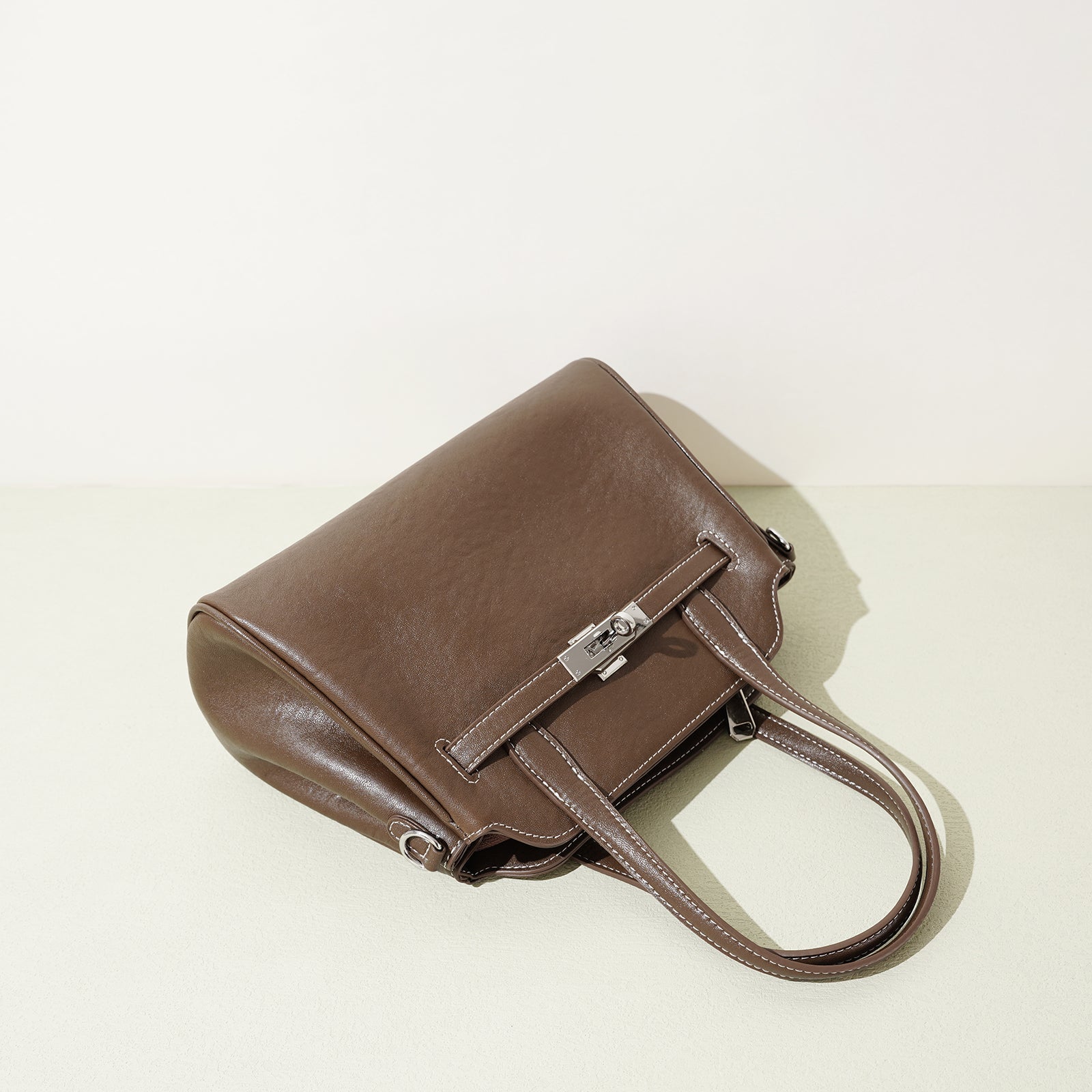 Top Grain Cowhide Flannel - Lined Bag - VVISN