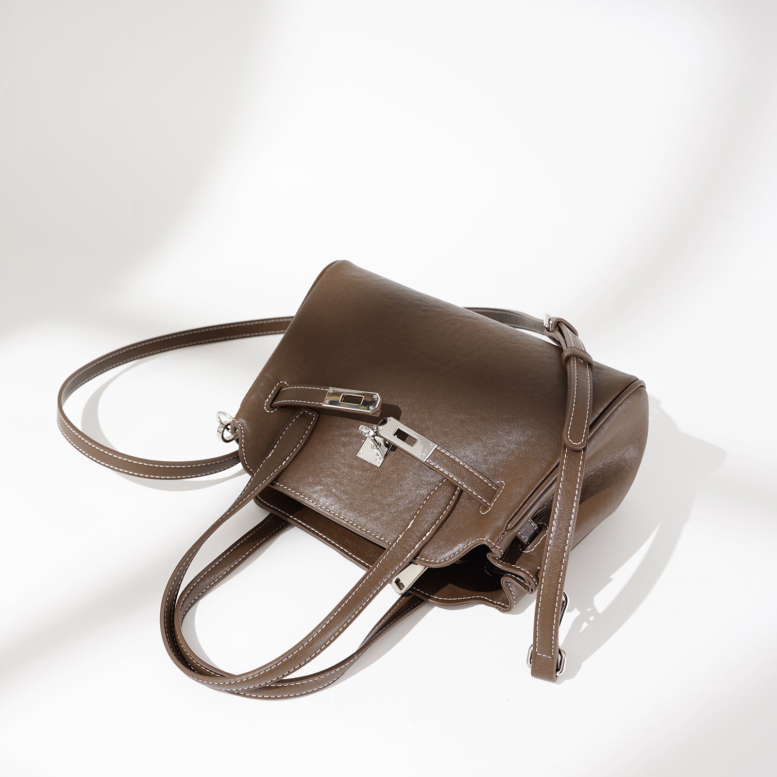 Top Grain Cowhide Flannel - Lined Bag - VVISN