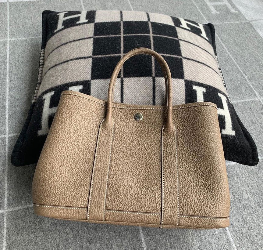 Top Grain Cowhide Garden Tote Bag - VVISN