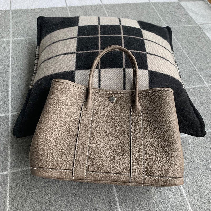 Top Grain Cowhide Garden Tote Bag - VVISN