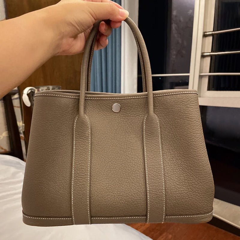 Top Grain Cowhide Garden Tote Bag - VVISN
