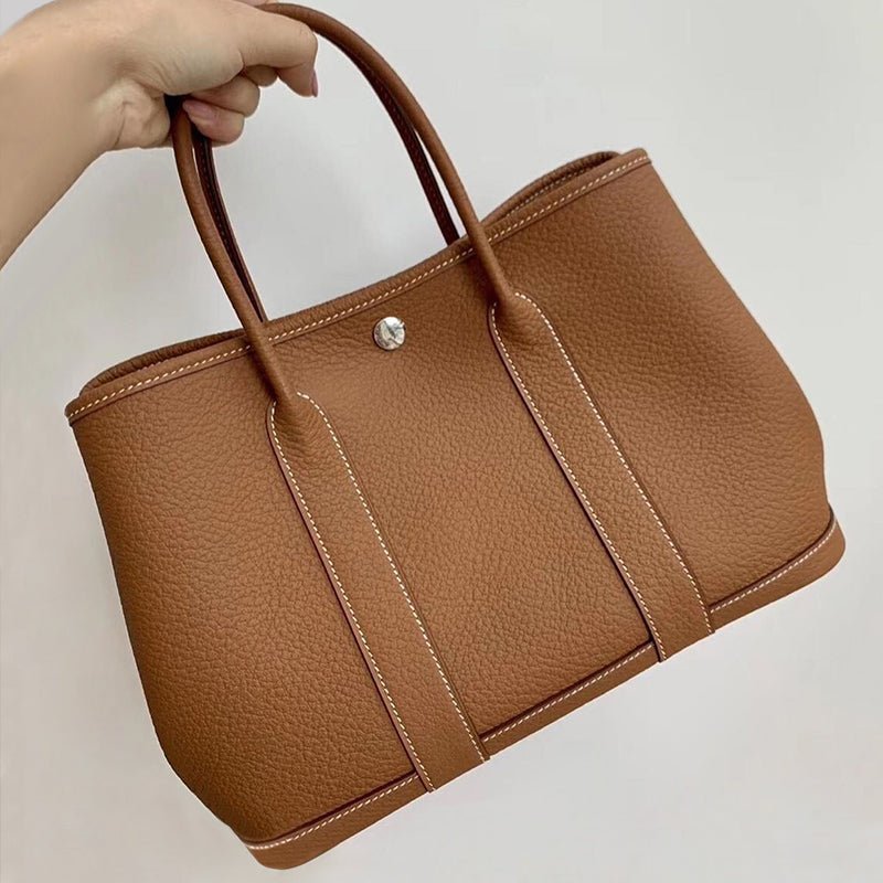 Top Grain Cowhide Garden Tote Bag - VVISN