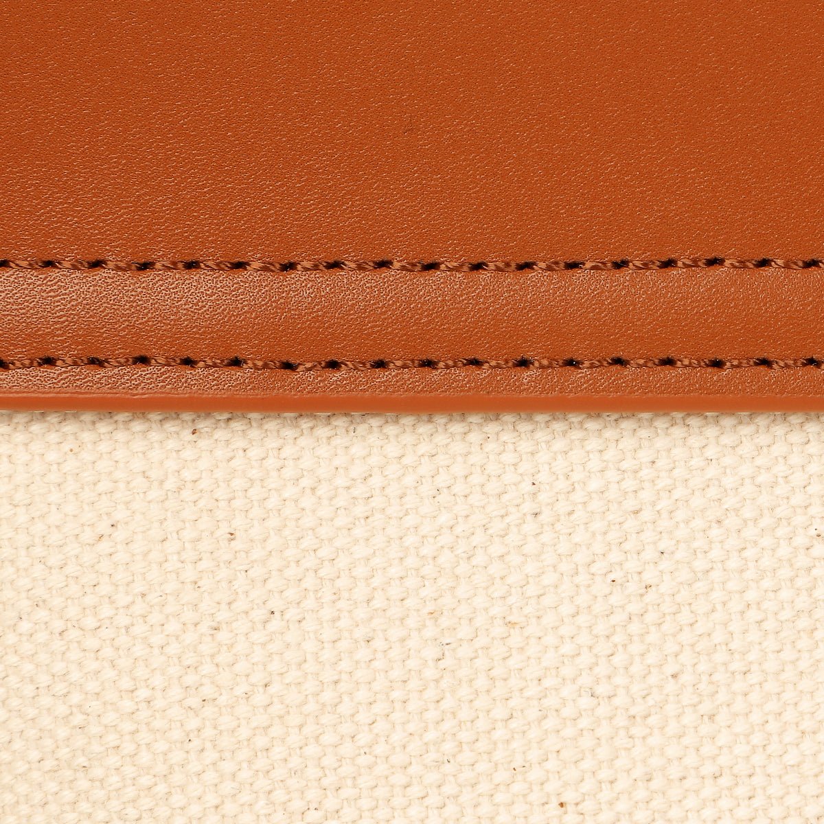 Top Grain Cowhide & Linen Mini Tote - VVISN