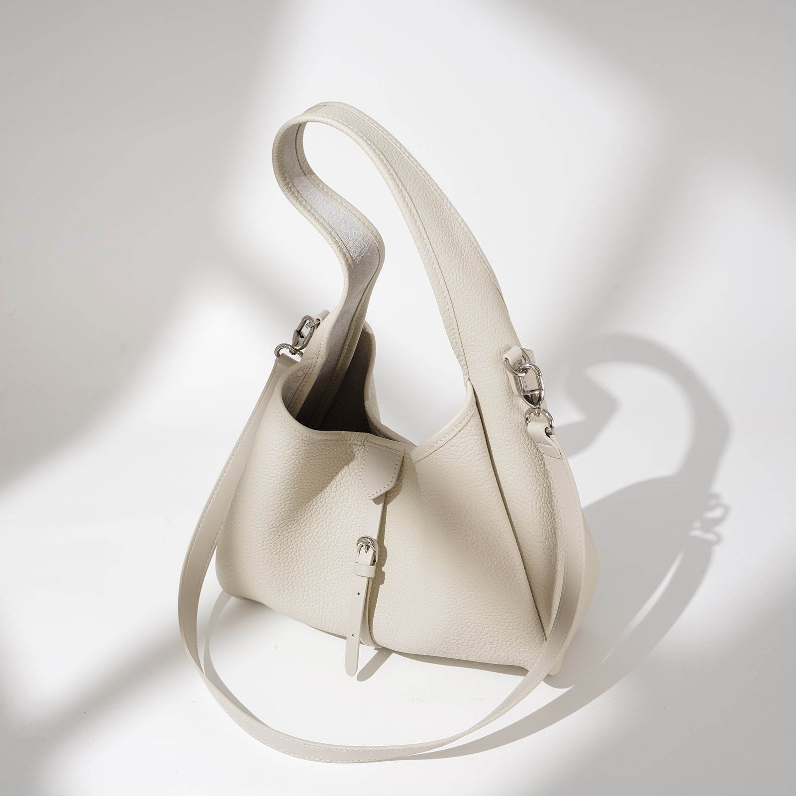 Top Grain Cowhide Minimalist Shoulder Bag - VVISN