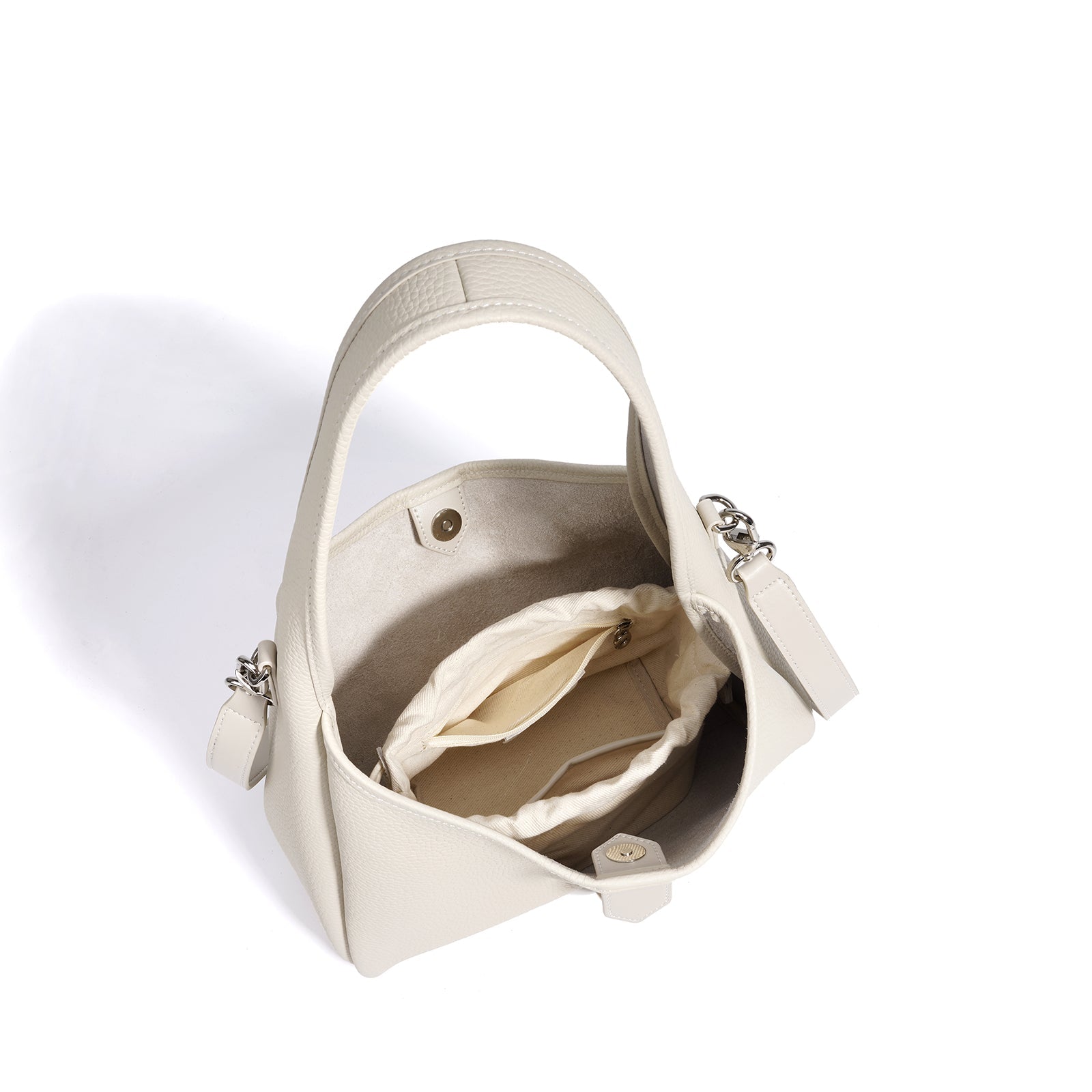 Top Grain Cowhide Minimalist Shoulder Bag - VVISN
