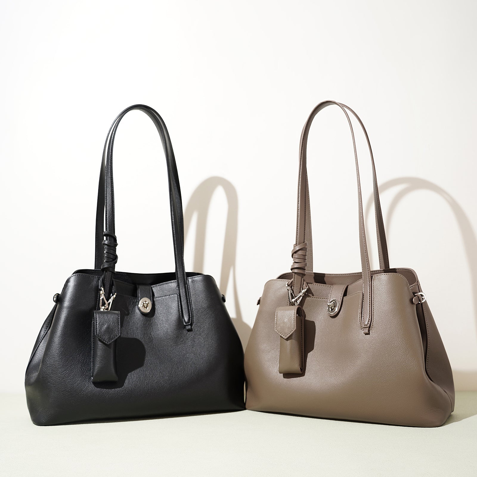 Top Grain Cowhide Origami Bucket Bag - VVISN