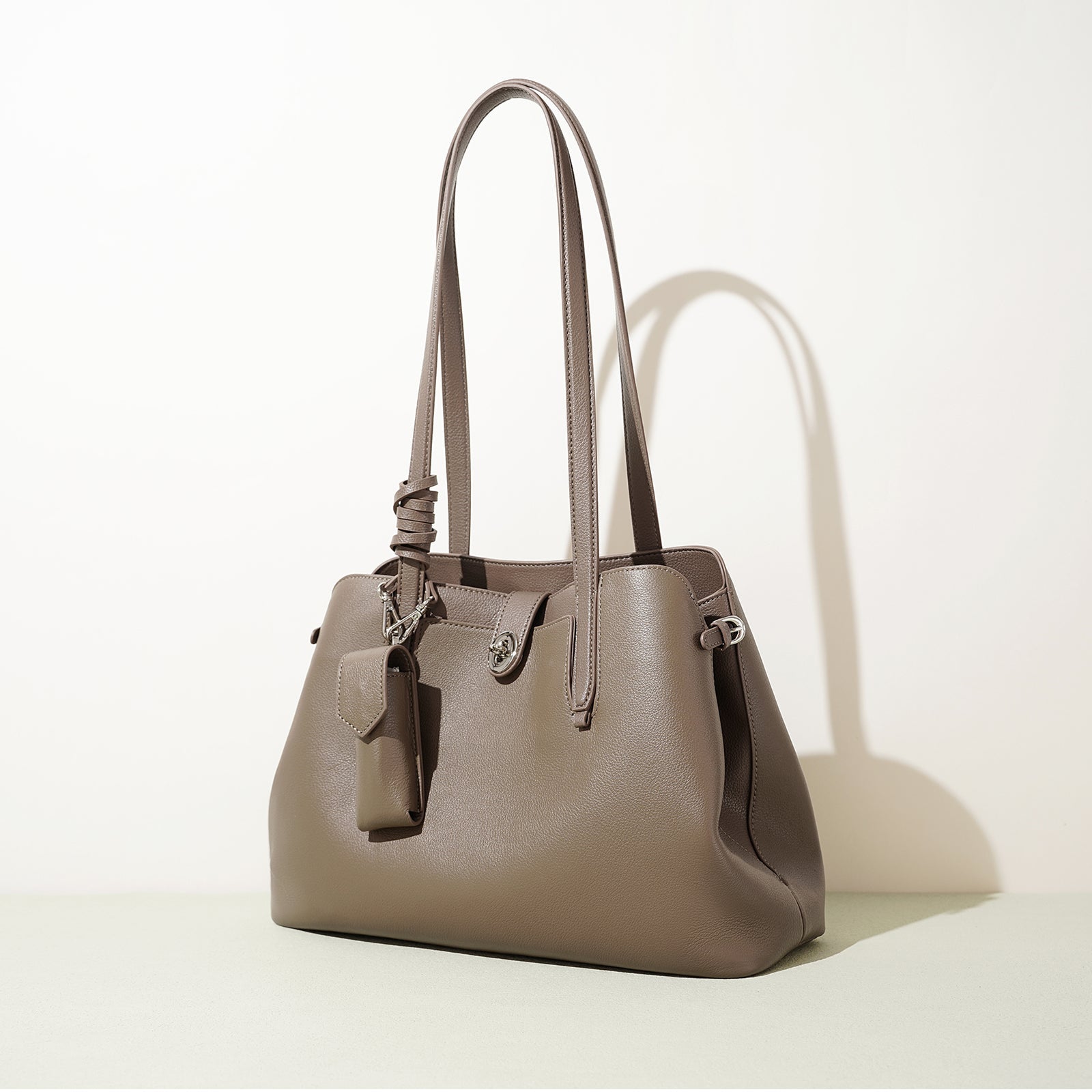 Top Grain Cowhide Origami Bucket Bag - VVISN