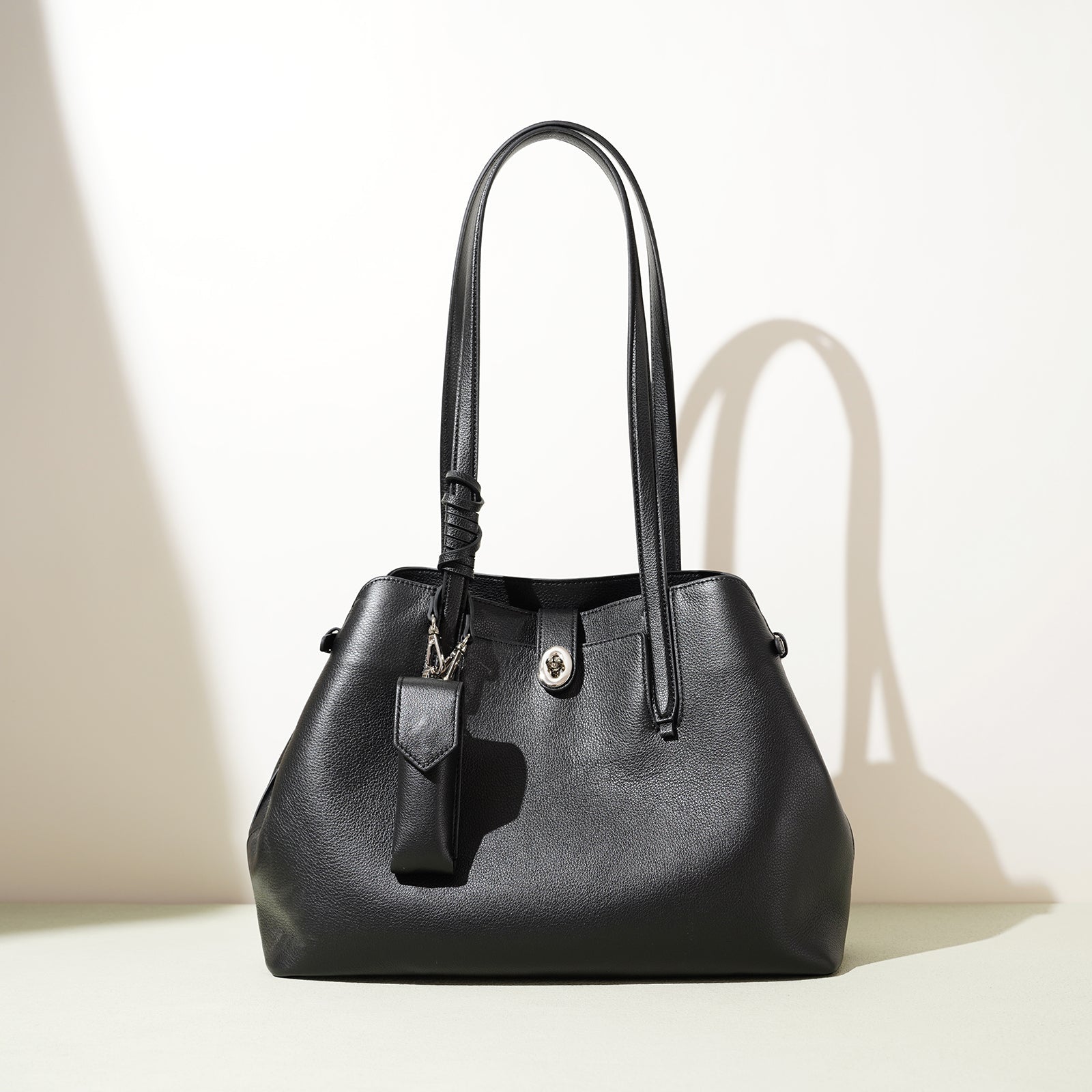 Top Grain Cowhide Origami Bucket Bag - VVISN