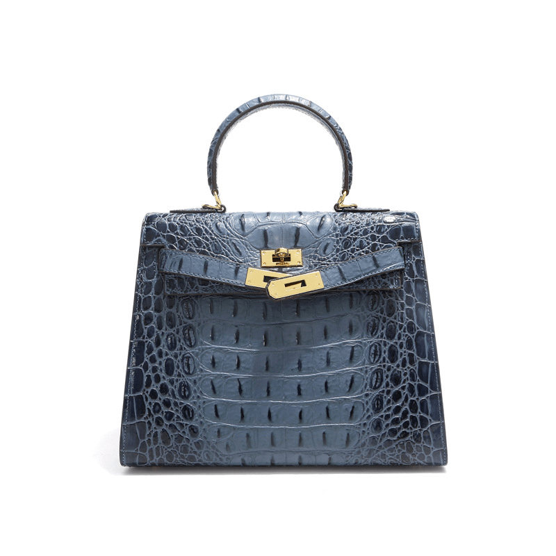 Top Grain Cowhide Pebbled Kelly Bag - VVISN