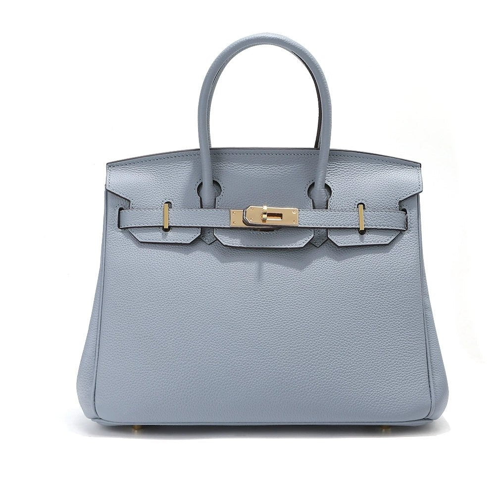 Top Grain Cowhide Platinum Handbag - VVISN