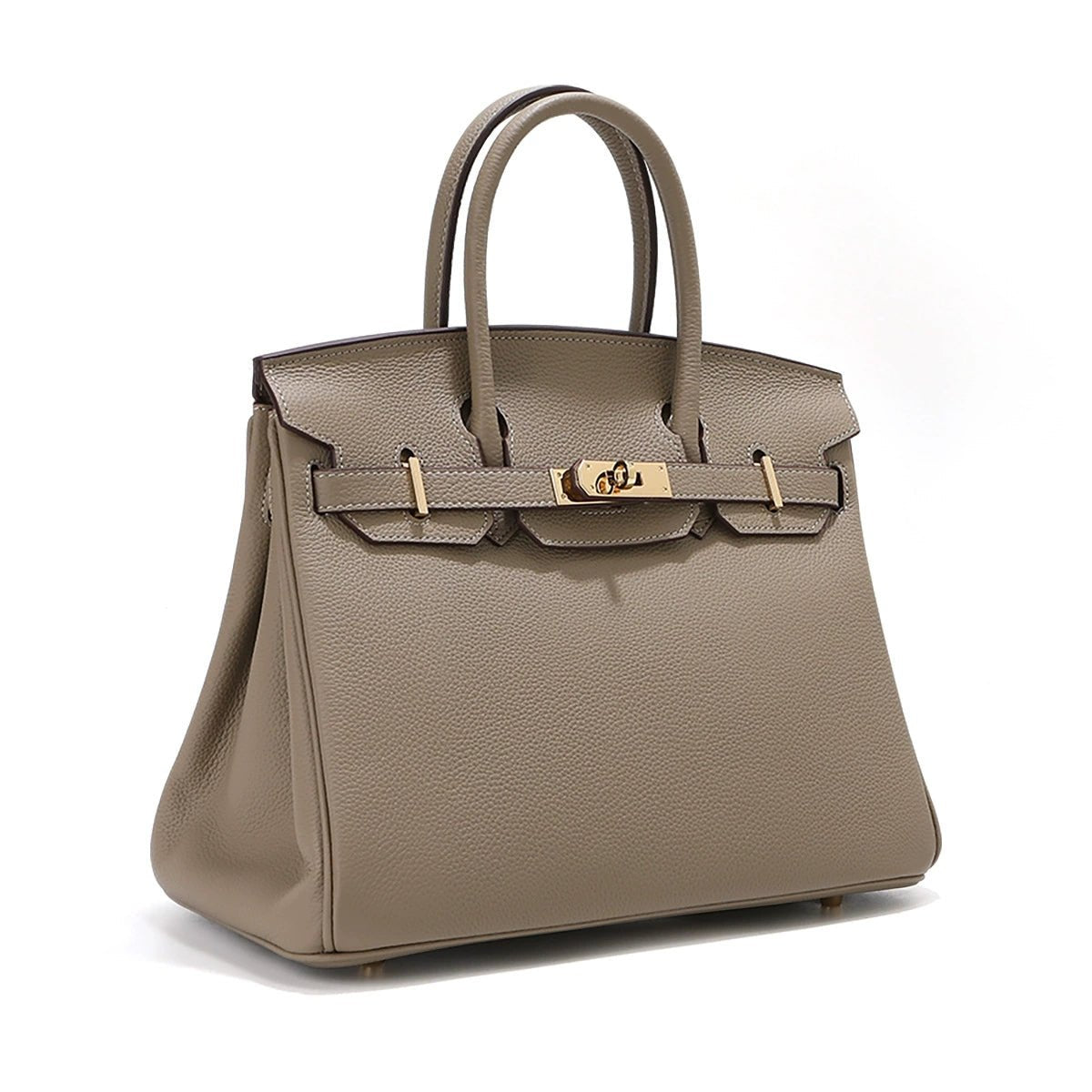 Top Grain Cowhide Platinum Handbag - VVISN