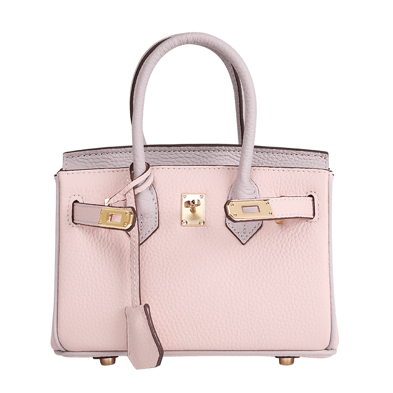 Top Grain Cowhide Platinum Handbag - VVISN