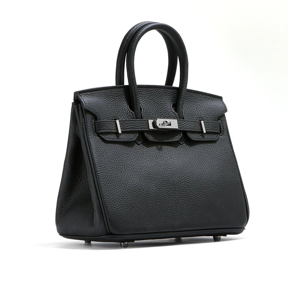 Top Grain Cowhide Platinum Handbag - VVISN