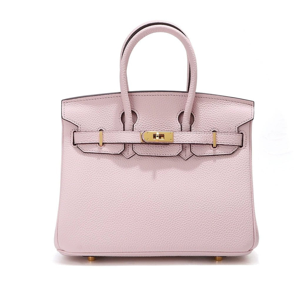 Top Grain Cowhide Platinum Handbag - VVISN