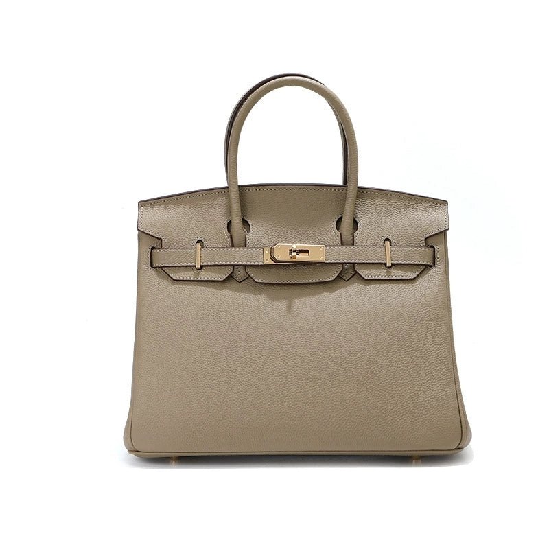 Top Grain Cowhide Platinum Handbag - VVISN