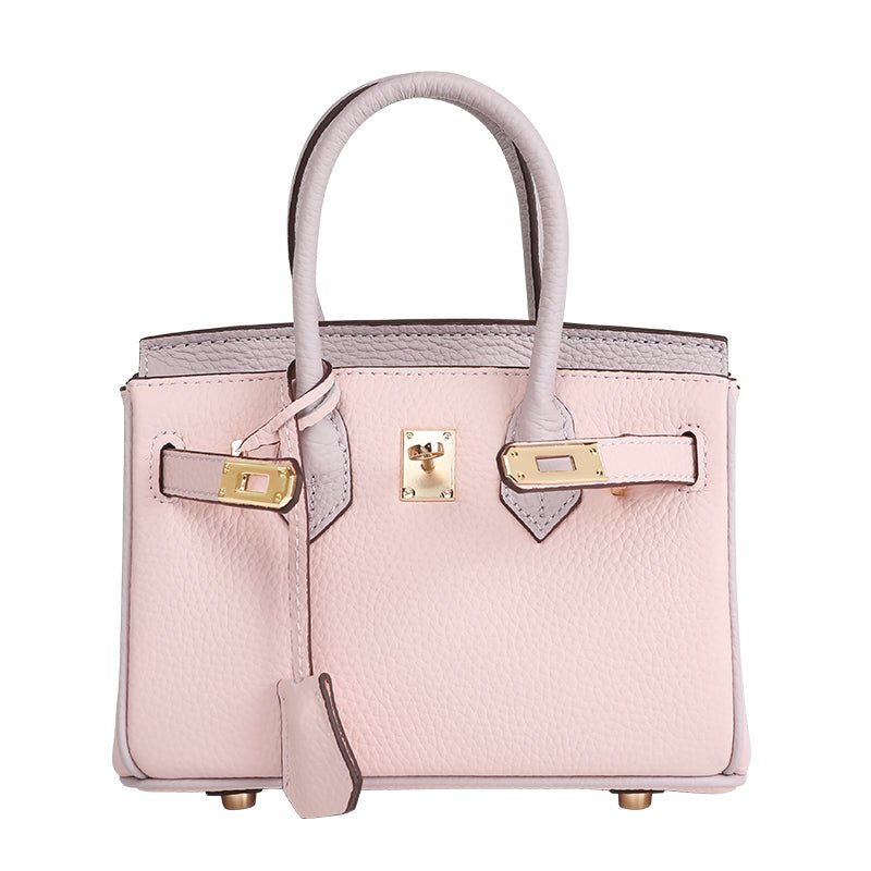 Top Grain Cowhide Platinum Handbag - VVISN