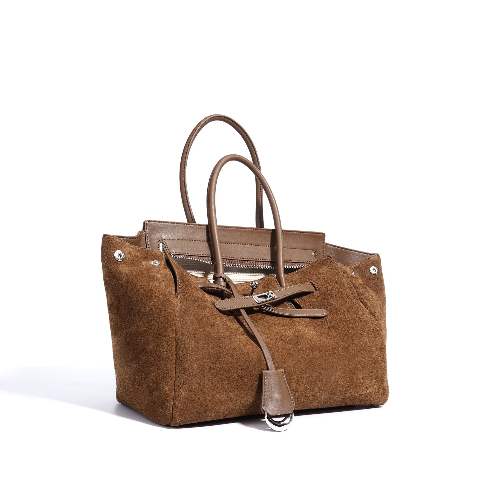 Top Grain Cowhide Structured Satchel - VVISN