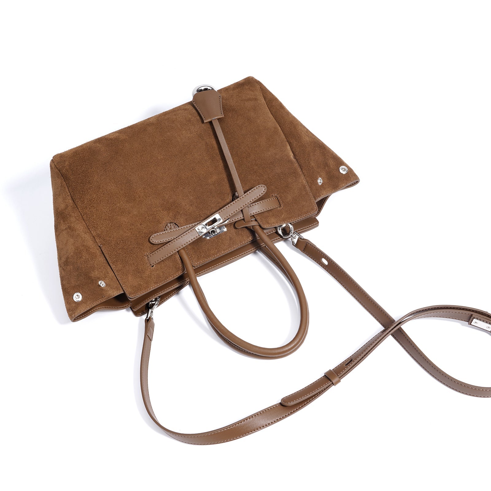 Top Grain Cowhide Structured Satchel - VVISN