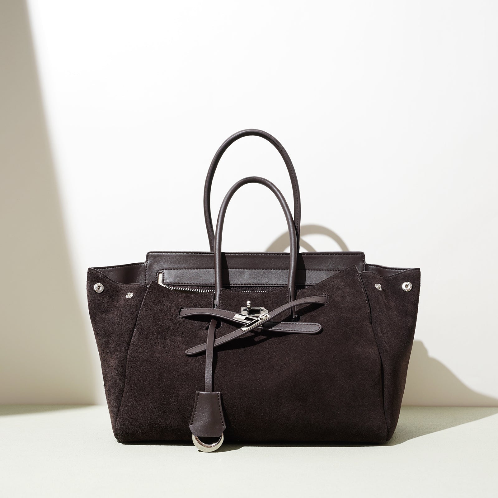 Top Grain Cowhide Structured Satchel - VVISN