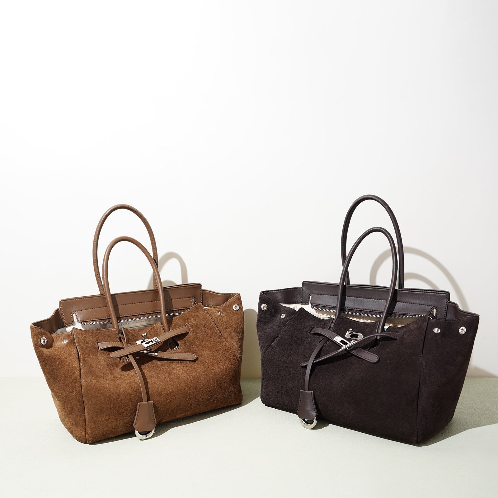 Top Grain Cowhide Structured Satchel - VVISN