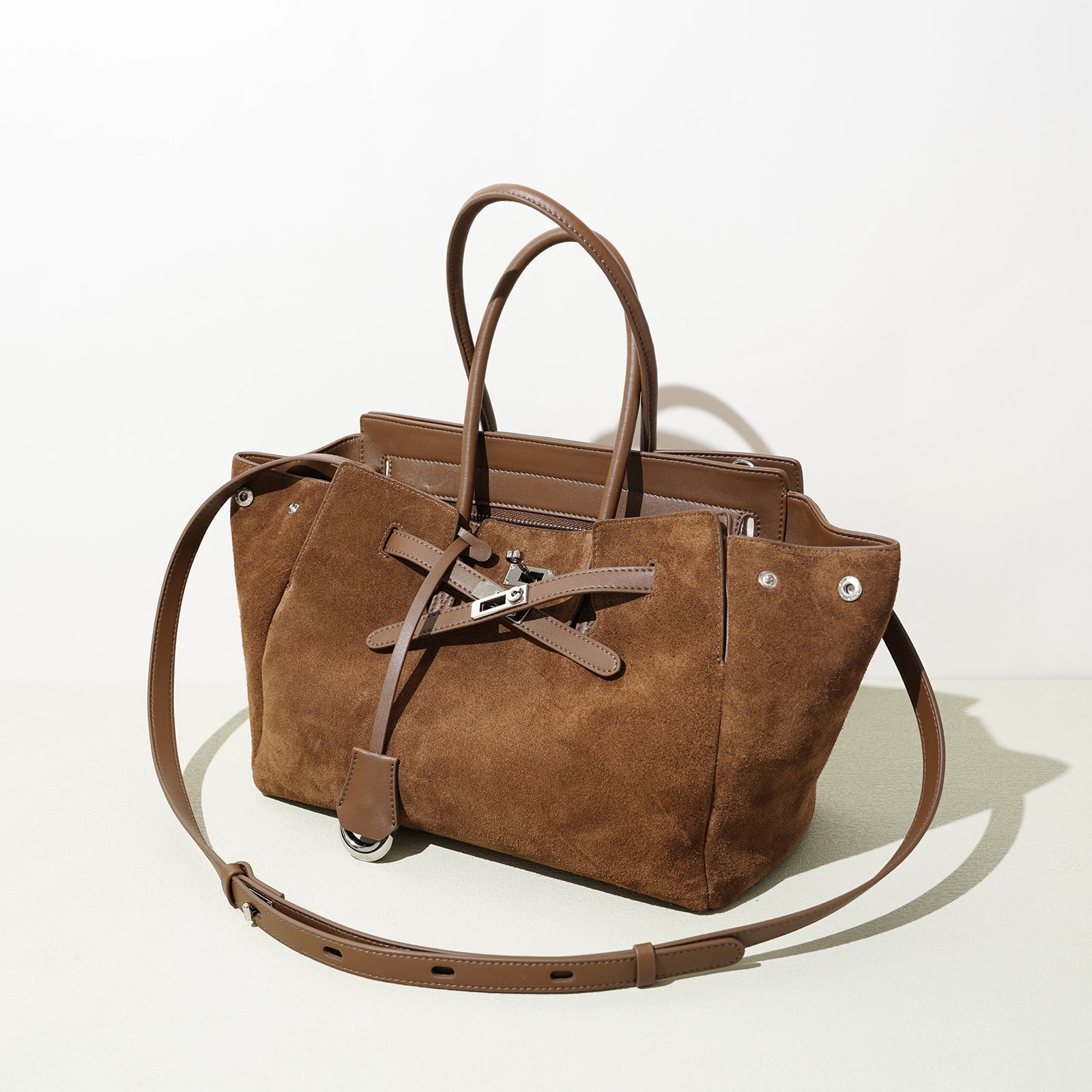 Top Grain Cowhide Structured Satchel - VVISN
