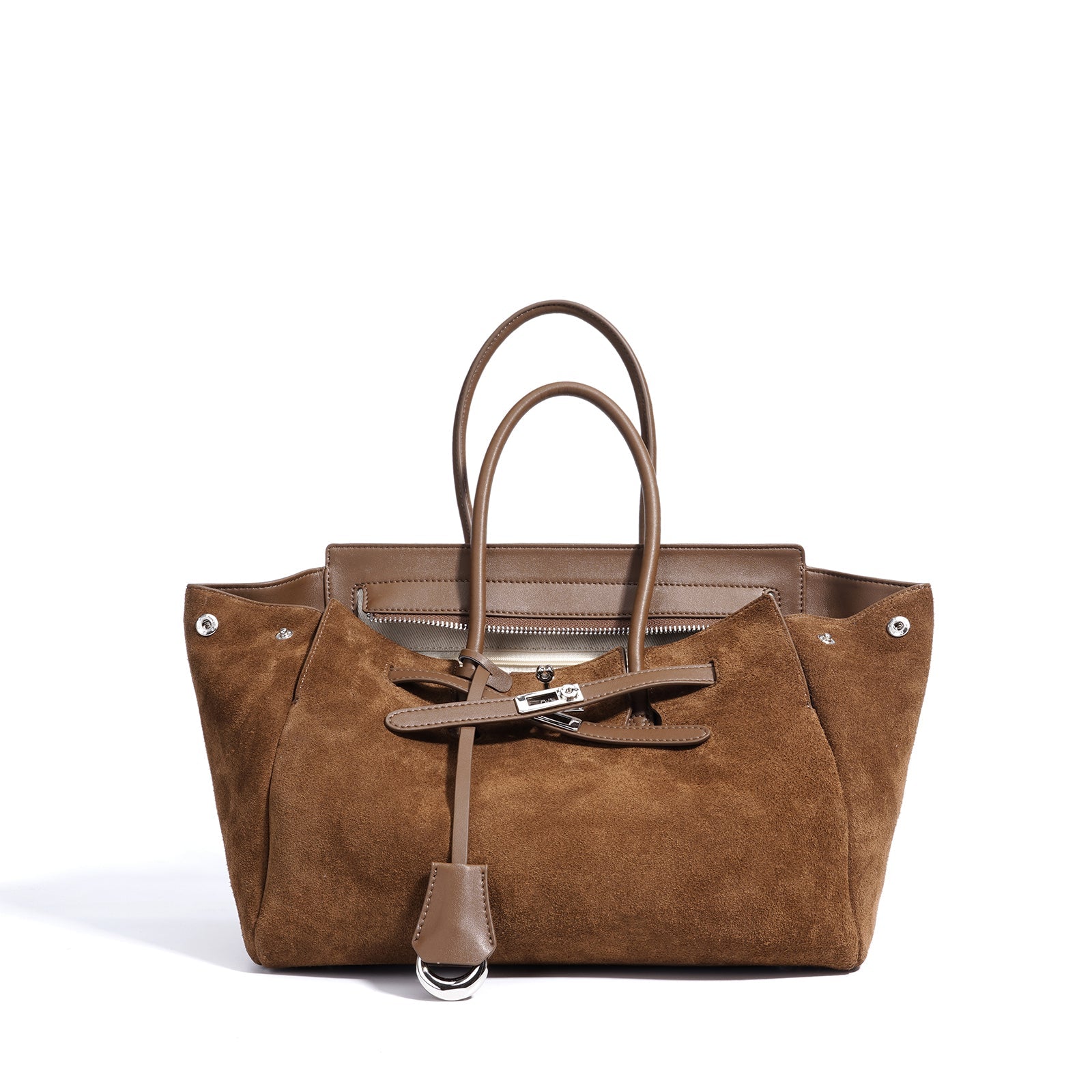 Top Grain Cowhide Structured Satchel - VVISN