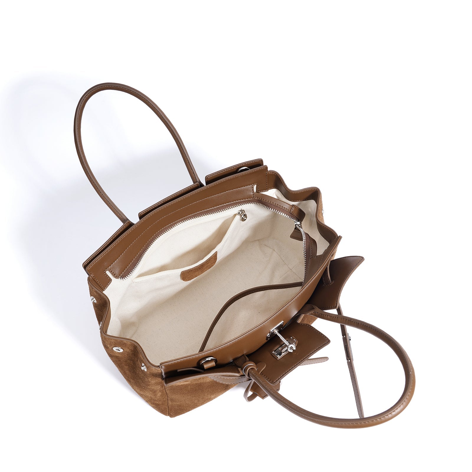 Top Grain Cowhide Structured Satchel - VVISN