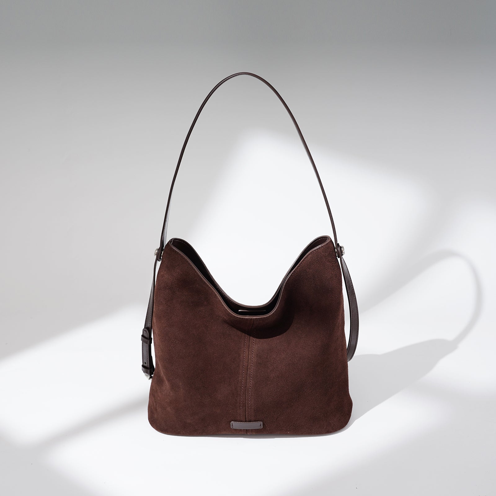 Top Grain Cowhide Suede Handbag - VVISN