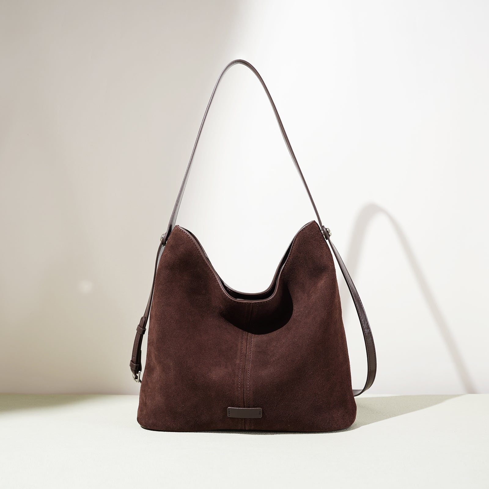 Top Grain Cowhide Suede Handbag - VVISN