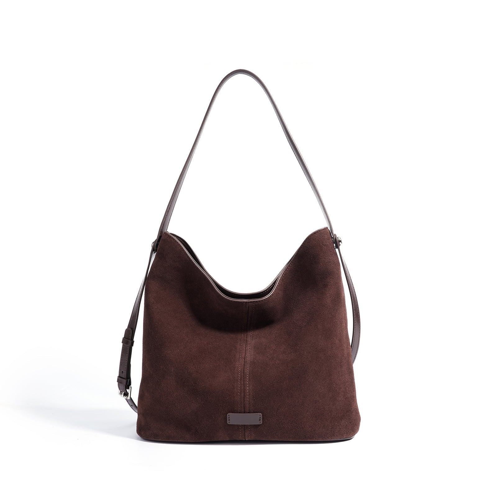 Top Grain Cowhide Suede Handbag - VVISN