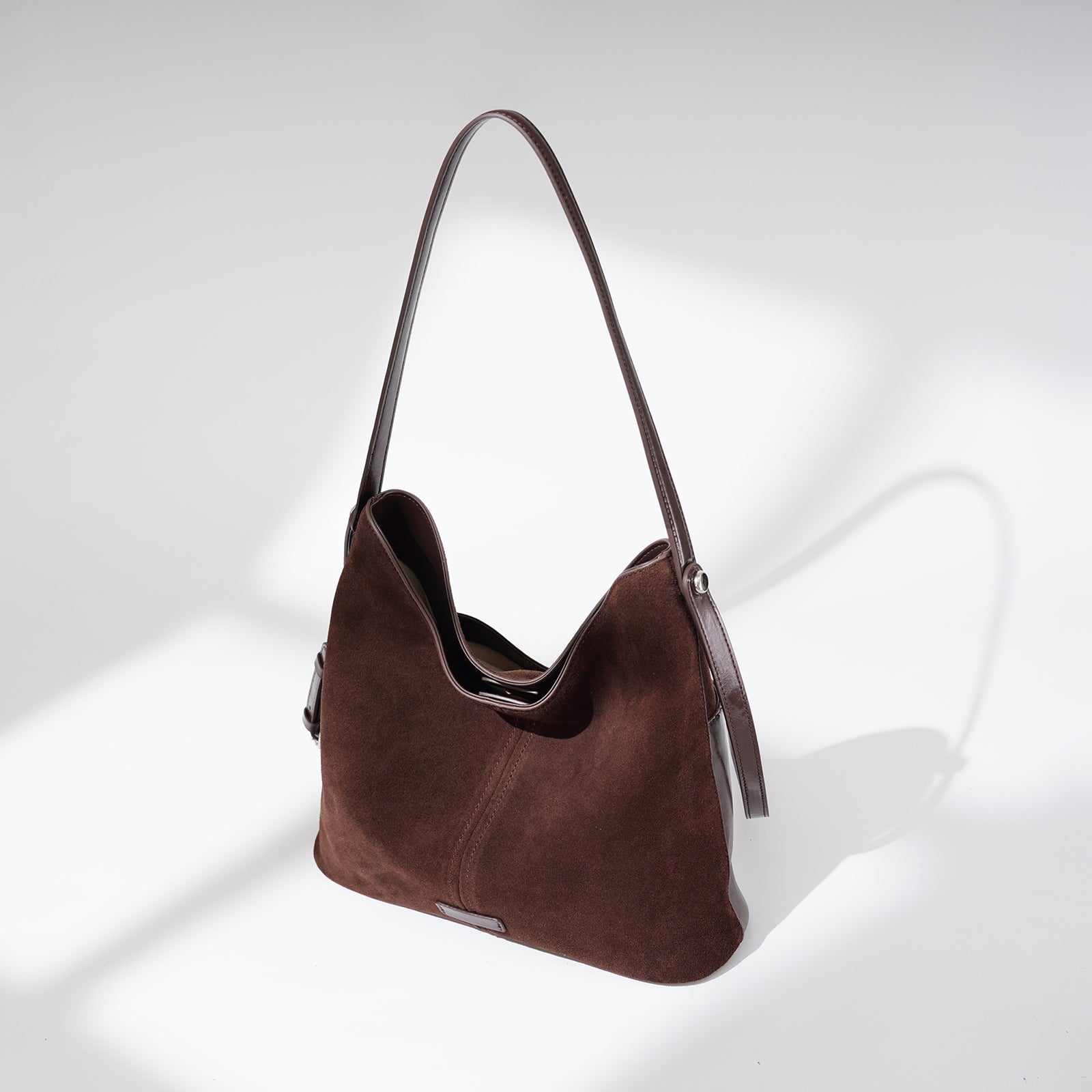 Top Grain Cowhide Suede Handbag - VVISN