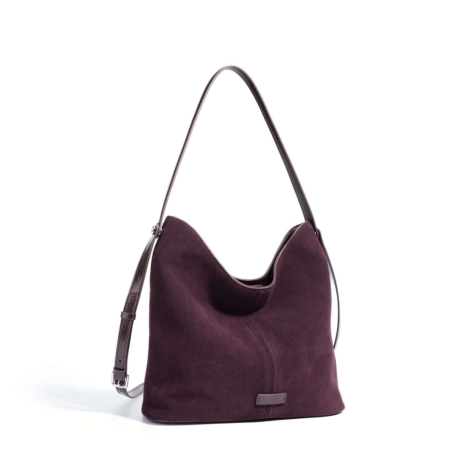 Top Grain Cowhide Suede Handbag - VVISN