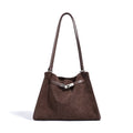 Top Grain Cowhide Suede Hobo Tote - VVISN
