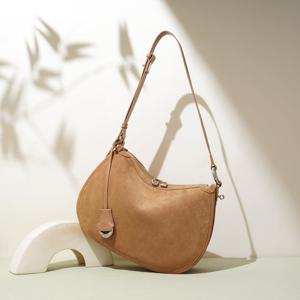 Vintage Leather Boston Crossbody Bag - VVISN